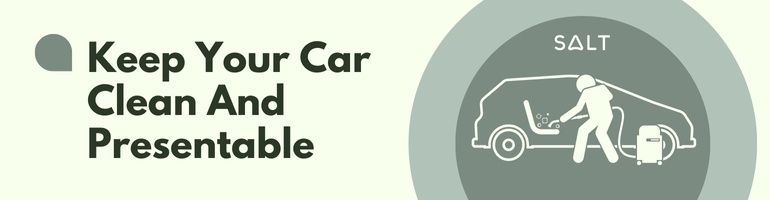 Mantenga su automóvil limpio y presentable para atraer a más clientes