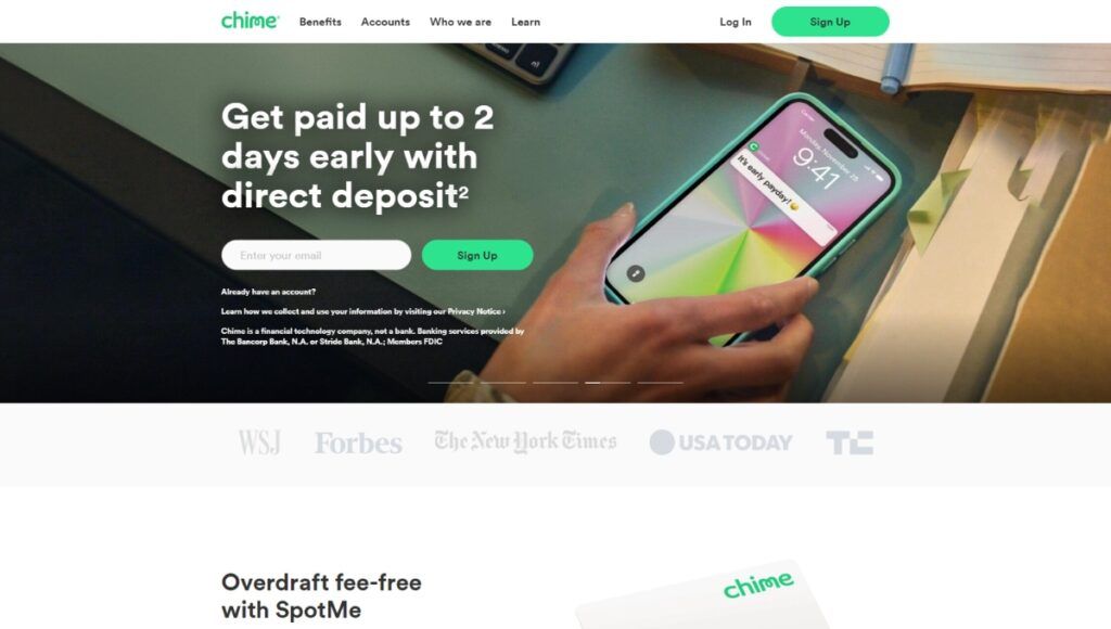 Chime: Best for overdraft protection