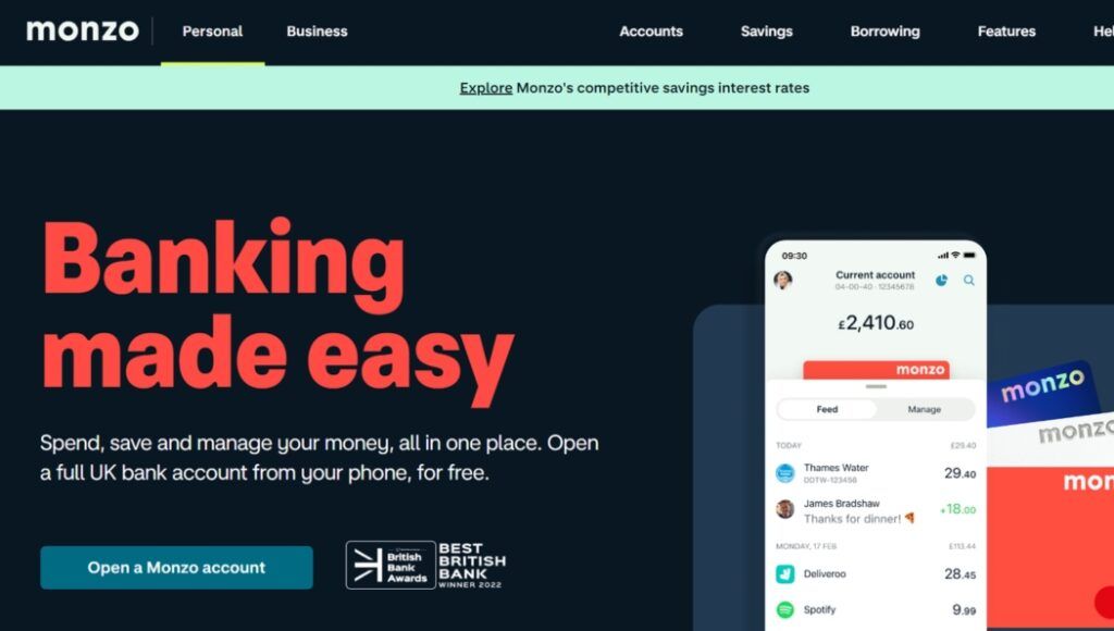 Monzo: A Smart UK-based Bank with a Global Reach