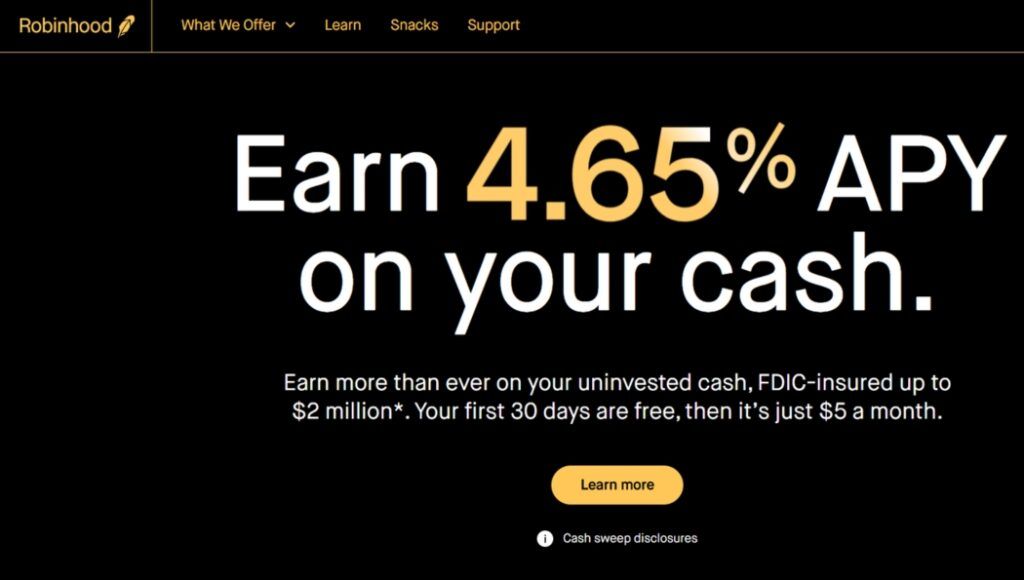 Robinhood Cash Management: Unleash the Potential of Your Uninvested Funds